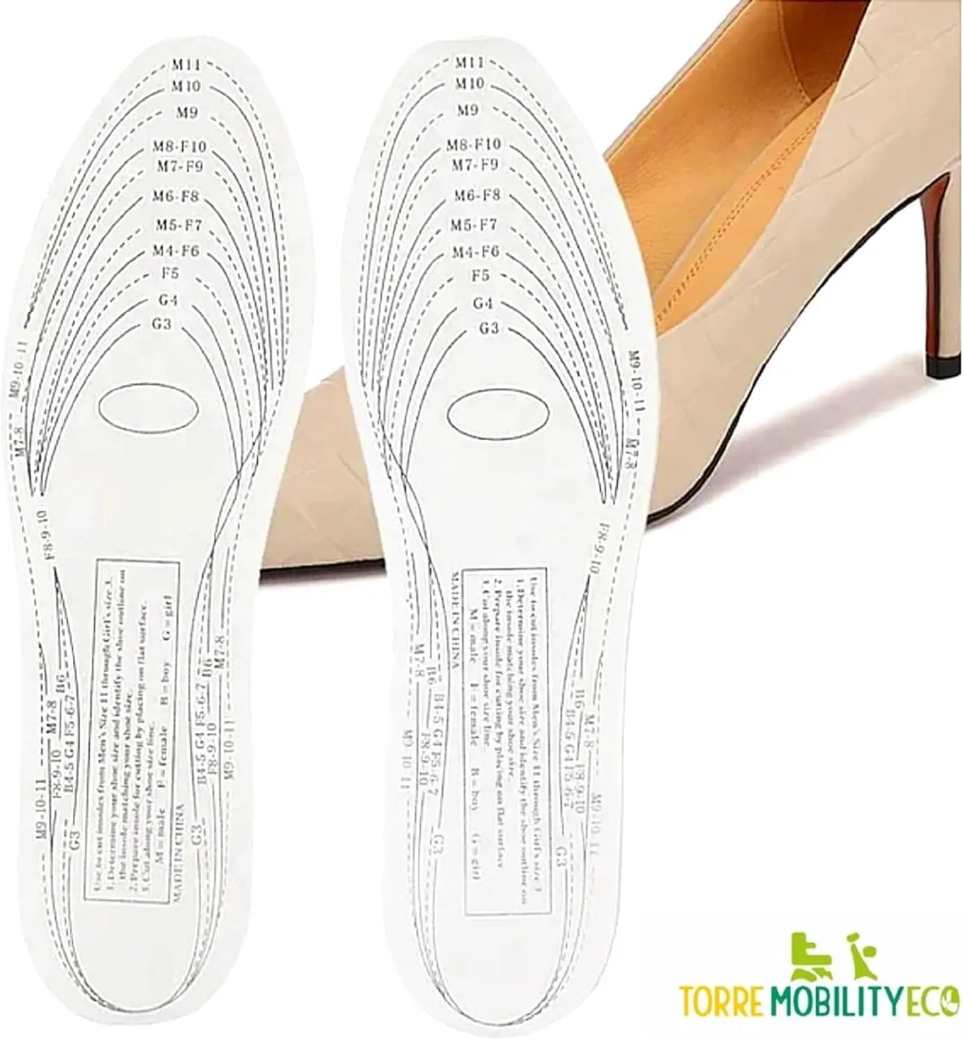 Plantillas Calzado Memory Foam Ajustable