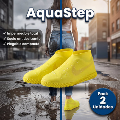 AquaStep - Cubre Calzado Impermeable y Antideslizante + Colgador Zapatillas Gratis