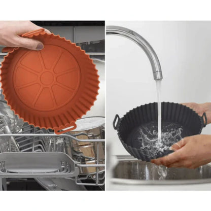 6 Moldes Silicon Air Cook® para Airfryer - Olvídate de tener que limpiar tu AirFryer después de cada uso ✅