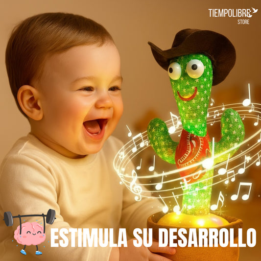 Cactus Cowboy Bailarín-Canta y Graba-Estimula a tu niño mientras se divierte 🌟
