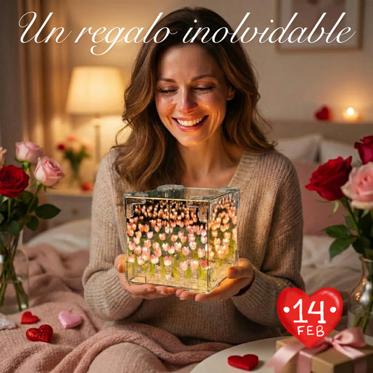 Lampara Delux Tulipanes Infinitos DIY (Hazlo tu mismo) - Crea un Ambiente Romántico en Minutos ❤️