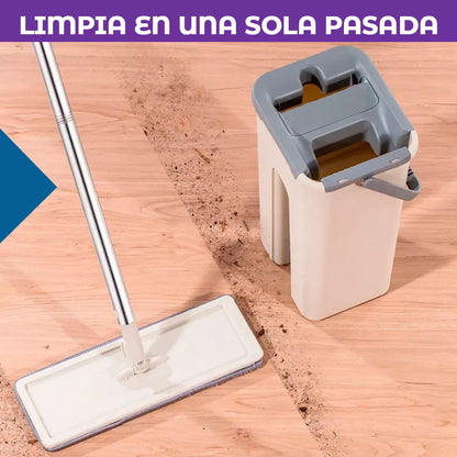 KIT MOPA MICROFIBRA+ BALDE CLEAN MAGIC 360°✨- SISTEMA AUTOESCURRIDO RÁPIDO - LIMPIEZA PROFUNDA SIN ESFUERZO EN MINUTOS + GUÍA NO DEJES QUE EL ESTRÉS Y LA ANSIEDAD DOMINEN TU VIDA✨ (GRATIS)