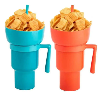 SnackyCup™ - Disfruta de tus Bebidas y Snacks Favoritos