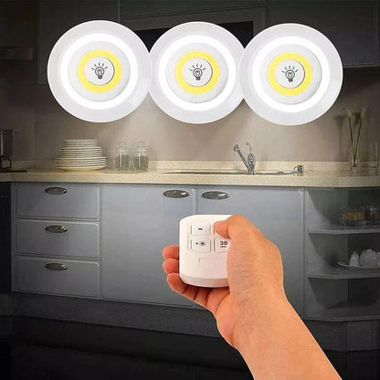 Set 3 LuzLED Control™ -  Iluminación Inalámbrica Instantánea -  Instala en segundos y olvídate de cables y herramientas