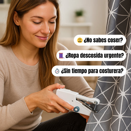 Máquina de Coser Portátil – Repara en segundos – Arreglos al Instante sin Salir de Casa