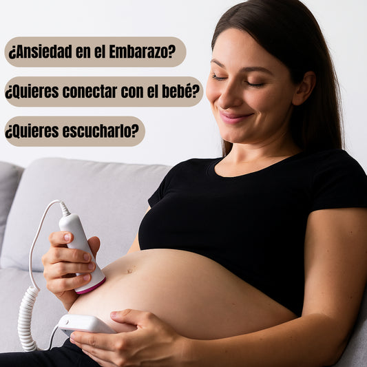 Monitor de Latidos Fetales – Escucha el corazón de tu bebé – Tranquilidad diaria desde la semana 9 del embarazo - Color Sorpresa!