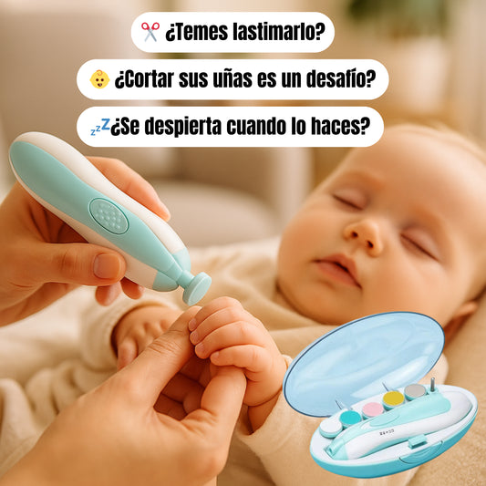 Cortador de Uñas para Bebé - Corta Uñas Suavemente - Seguridad y Tranquilidad al Cortar Sin Despertar a tu Bebé