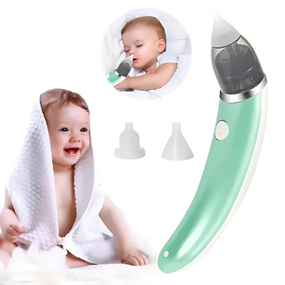 Extractor Nasal Eléctrico USB para Bebé - Limpieza Rápida y Eficaz✨ - Alivio Inmediato para Respiración Sin Congestión