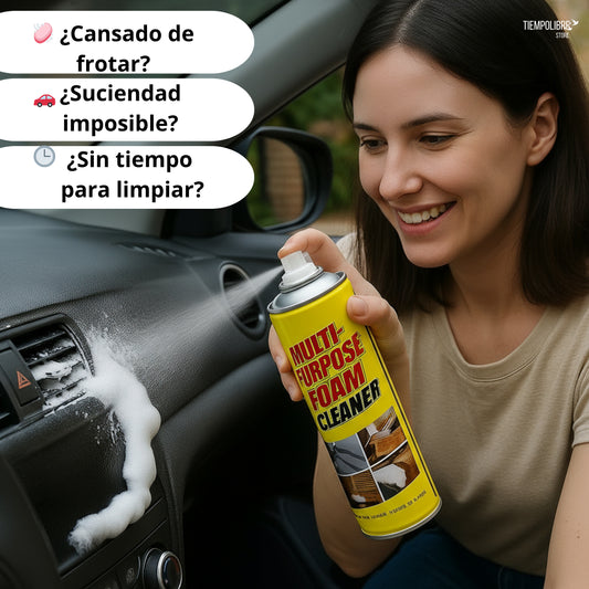 Espuma Multiuso – Limpieza Total – Deja tus superficies como nuevas en segundos🧽