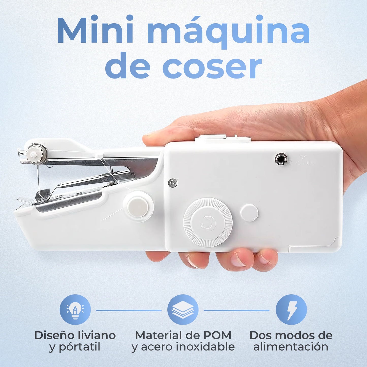 Máquina de Coser Portátil – Repara en segundos – Arreglos al Instante sin Salir de Casa