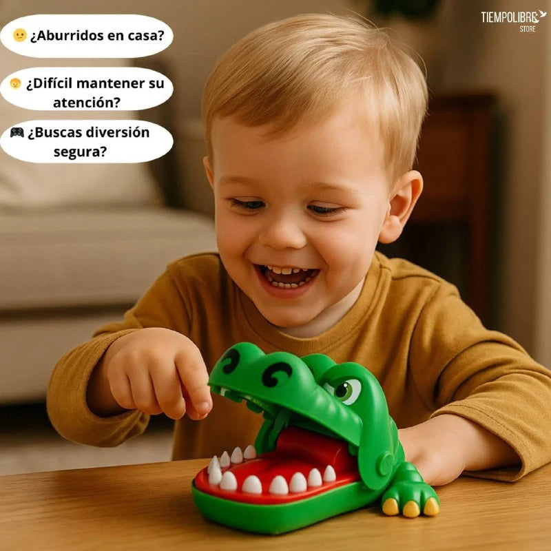 Cocodrilo Mordiscón😂– Crea momentos inolvidable en Familia🥰 – Ríe y sorpréndete 🐊