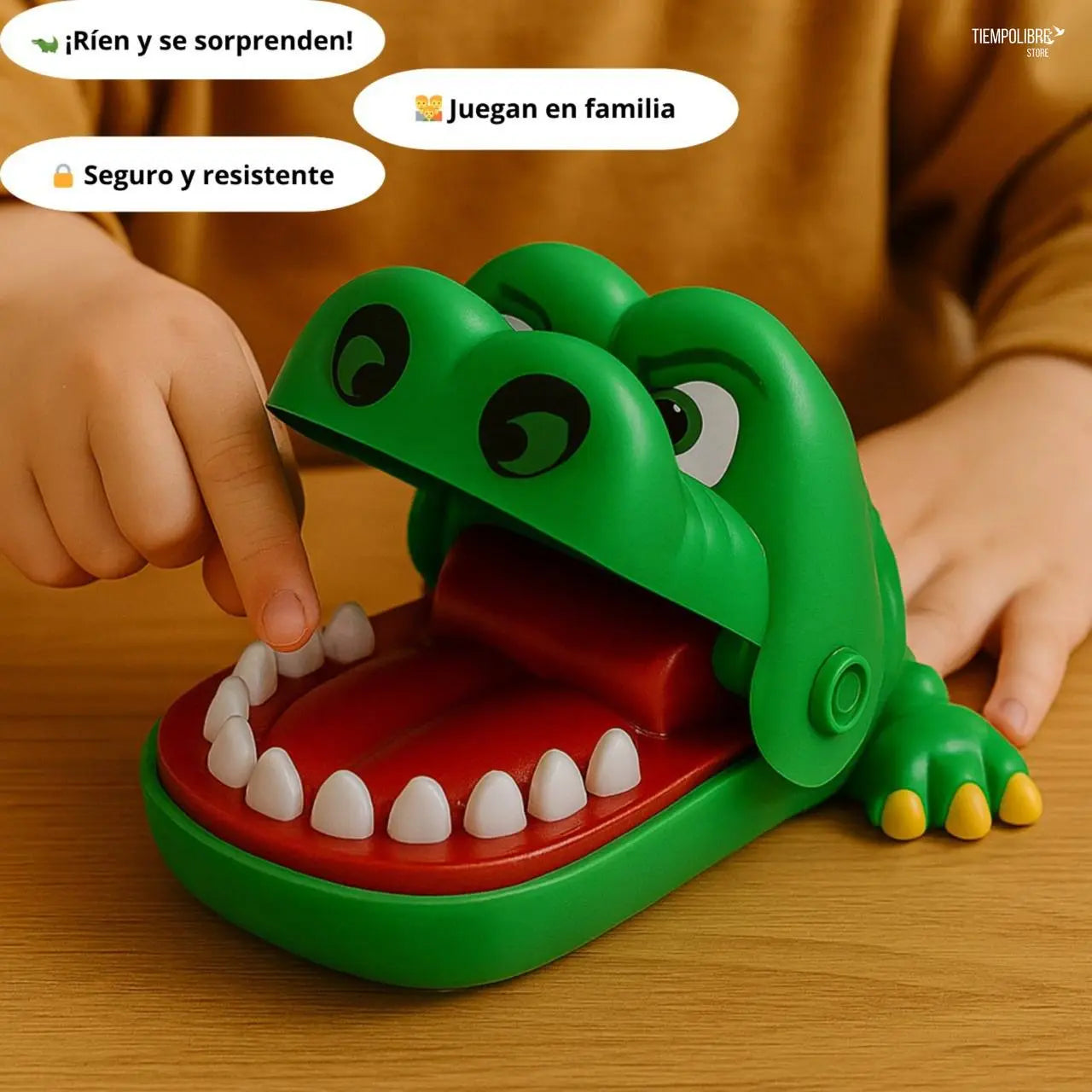 Cocodrilo Mordiscón😂– Crea momentos inolvidable en Familia🥰 – Ríe y sorpréndete 🐊