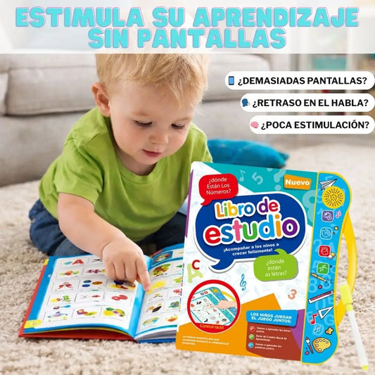 Libro Educativo Interactivo | Aprender Jugando | Estimula Lenguaje y Sentidos 🎶