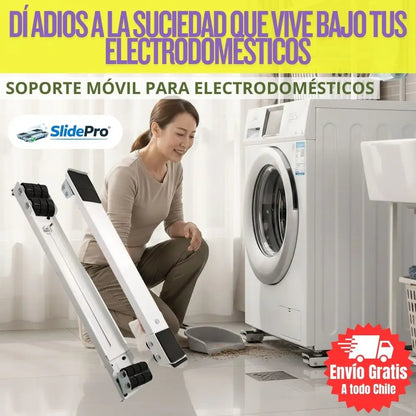 SlidePro® | Soporte Móvil Para Electrodomésticos | Mueve tu lavadora sin esfuerzo ✨