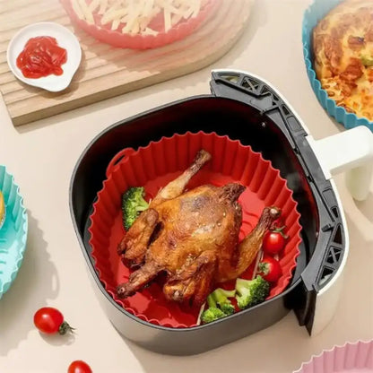 SmartFry™ Pack 2x1 Bandejas Silicona - El Secreto de una Cocina sin Estrés.