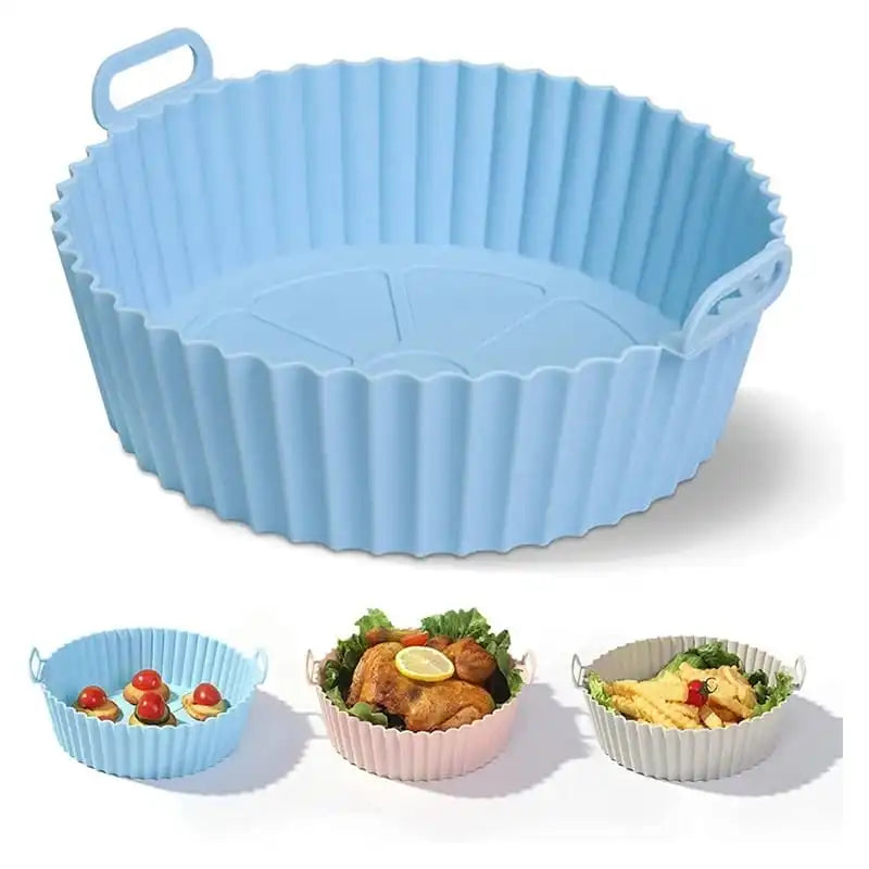 SmartFry™ Pack 2x1 Bandejas Silicona - El Secreto de una Cocina sin Estrés.