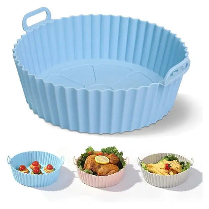 SmartFry™ Pack 2x1 Bandejas Silicona - El Secreto de una Cocina sin Estrés.