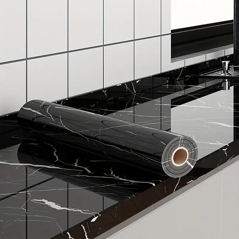 Papel Adhesivo Diseño Mármol 10 mts x 60 cms - Renovador de Espacios del Hogar⭐️
