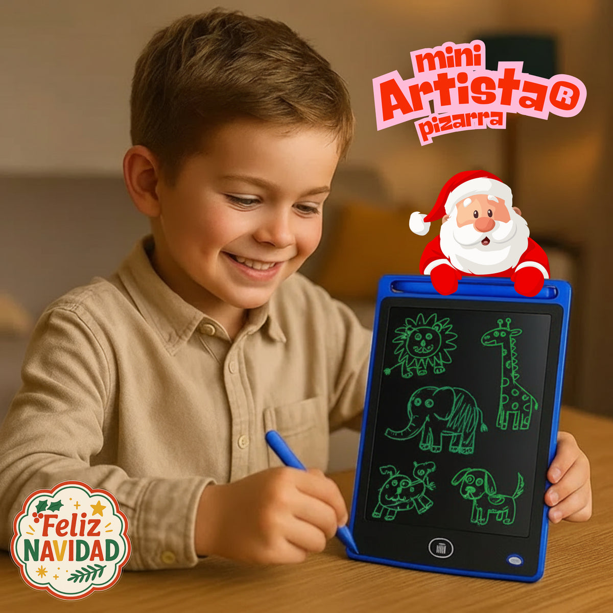 Pizarra Mágica Infantil Mini Artista® - Desarrolla Creatividad Lejos de las Pantallas 🧑‍🎨🎨