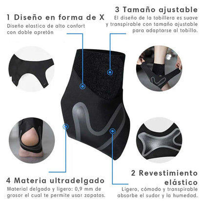 PACK 2X1 TOBILLERA FEETRELIEF™ – ALIVIA EL DOLOR DE PIE Y DISMINUYE LAS MOLESTIAS AL CAMINAR DESDE EL PRIMER USO